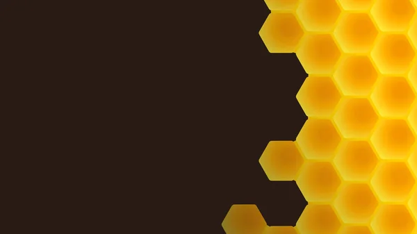 Honeycomb business card — Stock Vector