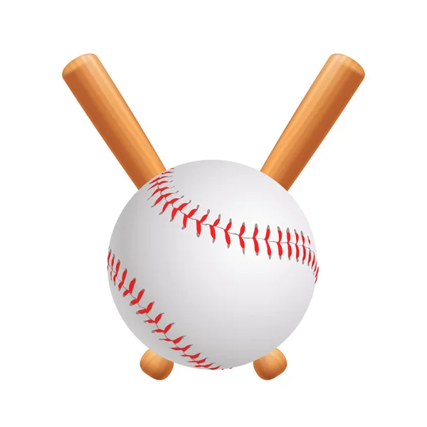 Bate de béisbol 01 — Vector de stock