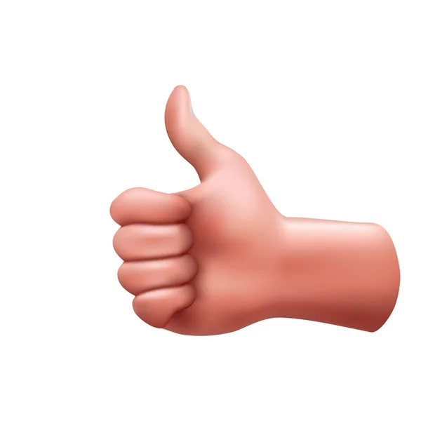 Thumbs up 01 — Stock Vector