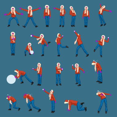 woamn Kış Giysi seti