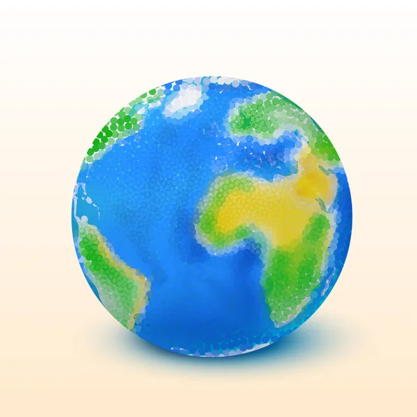 Planeta Terra 01 — Vetor de Stock