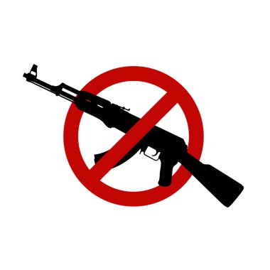 saldırı tüfeği siluet işareti