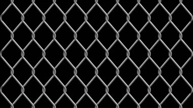 zincir halka metal çit gerçekçi