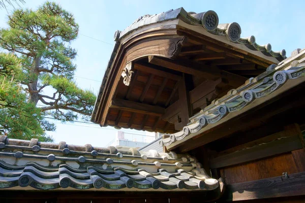 Асикага Тотиги Япония Крыша Азиатского Стиля Элемент Древней Архитектуры Асикага — стоковое фото