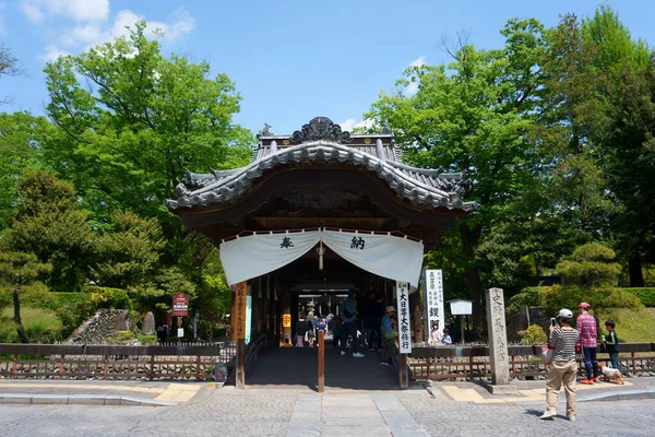 Асикага Тотиги Япония Апреля 2019 Года Ворота Яма Мон Храм — стоковое фото