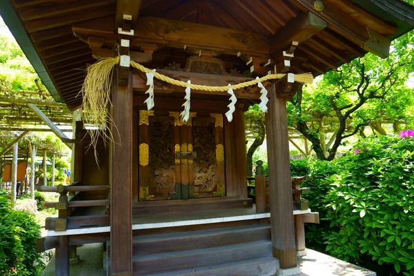 Токио Япония Храм Камейдо Тэндзин Расположенный Небольшом Восточном Районе Токио — стоковое фото