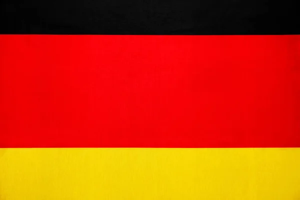 Εθνική Σημαία Της Γερμανίας Κοντινό Πλάνο Γερμανικό Σύμβολο — Φωτογραφία Αρχείου