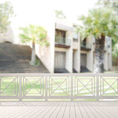 Balkon ve Teras dış arka plan bulanıklık