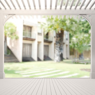 Balkon ve Teras dış arka plan bulanıklık