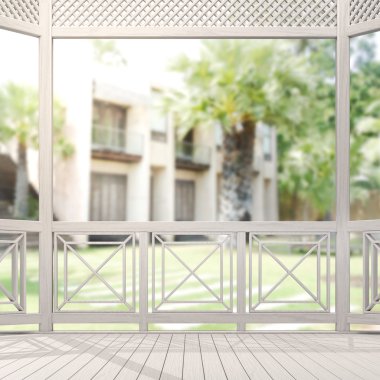 Balkon ve Teras dış arka plan bulanıklık