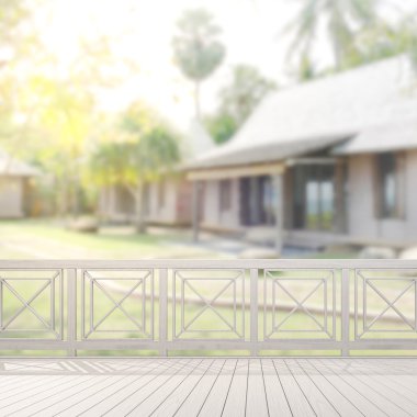 Balkon ve Teras dış arka plan bulanıklık