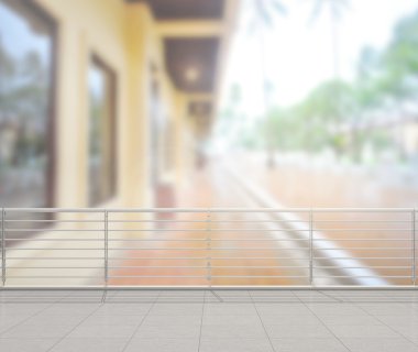 Balkon ve Teras dış arka plan bulanıklık