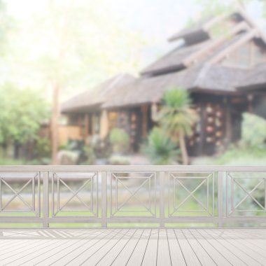 Balkon ve Teras dış arka plan bulanıklık