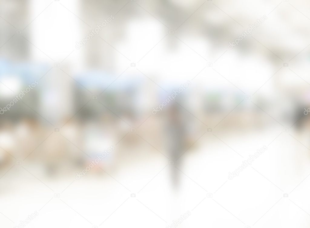 Abstract White Blur Interior background