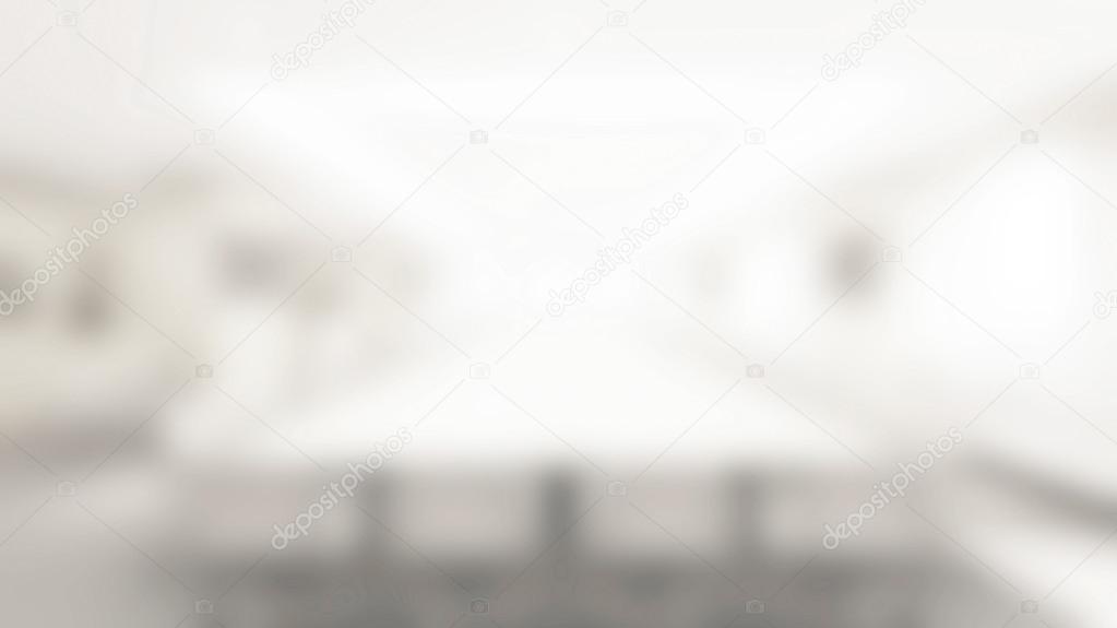 Abstract White Blur Interior background