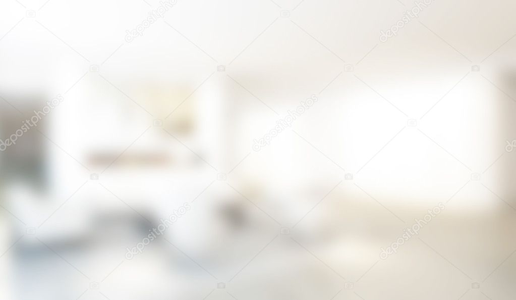 Abstract White Blur Interior background
