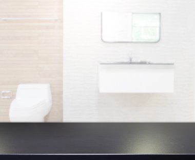 Masa üstü ve arka plan bulanıklık banyo