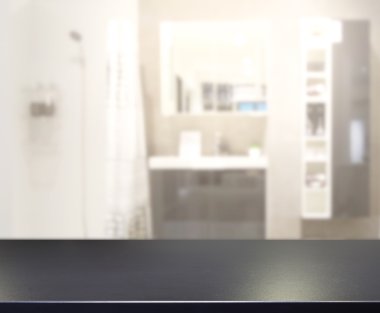 Masa üstü ve arka plan bulanıklık banyo