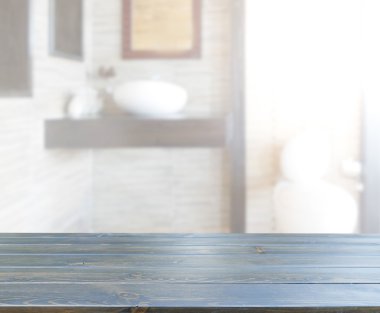 Masa üstü ve arka plan bulanıklık banyo