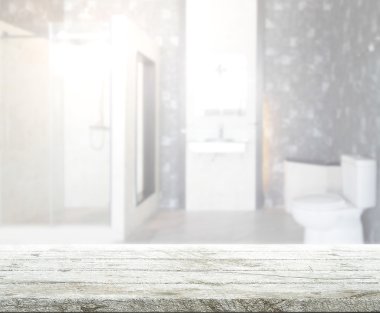 Masa üstü ve arka plan bulanıklık banyo