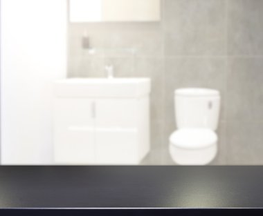 Masa üstü ve arka plan bulanıklık banyo