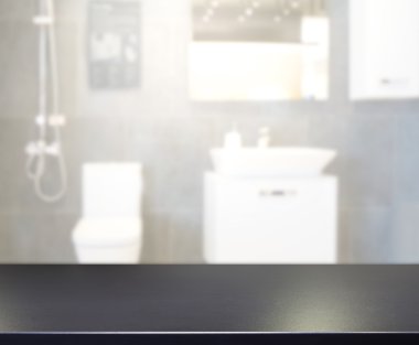 Masa üstü ve arka plan bulanıklık banyo