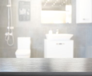 Masa üstü ve arka plan bulanıklık banyo