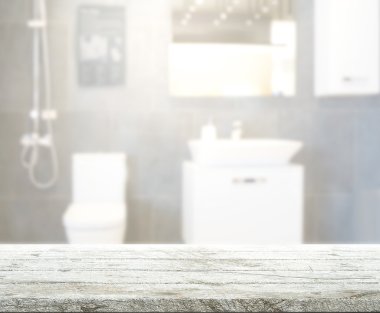 Masa üstü ve arka plan bulanıklık banyo