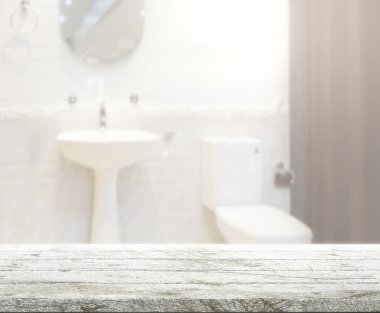 Masa üstü ve arka plan bulanıklık banyo