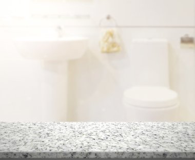Masa üstü ve arka plan bulanıklık banyo