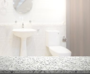 Masa üstü ve arka plan bulanıklık banyo