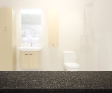 Masa üstü ve arka plan bulanıklık banyo