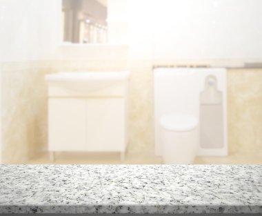Masa üstü ve arka plan bulanıklık banyo