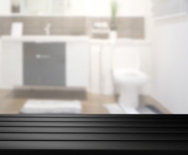 Masa üstü ve arka plan bulanıklık banyo