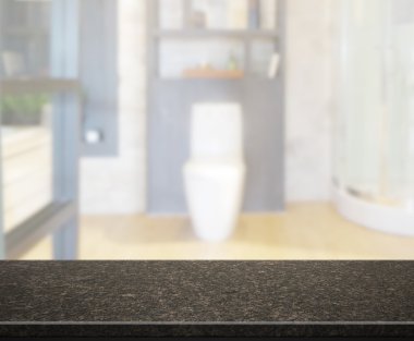 Masa üstü ve arka plan bulanıklık banyo