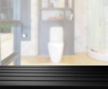 Masa üstü ve arka plan bulanıklık banyo