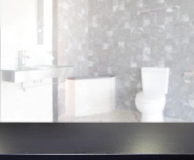 Masa üstü ve arka plan bulanıklık banyo