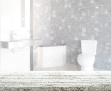 Masa üstü ve arka plan bulanıklık banyo