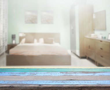 Yatak odasındaki Masa Üstü ve Görüntü Arkaplanı