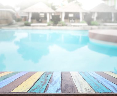 Masa üstü ve Görüntü Yüzme Arkaplan Havuzu