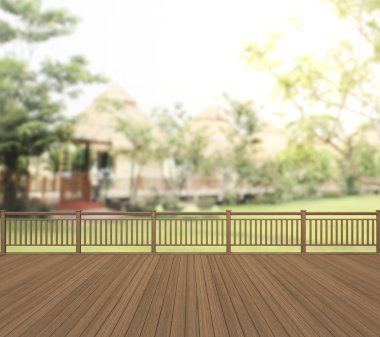 Balkon ve Teras dış arka plan bulanıklık