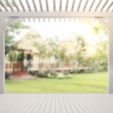 Balkon ve Teras dış arka plan bulanıklık