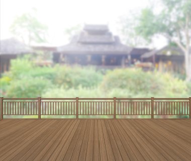 Balkon ve Teras dış arka plan bulanıklık