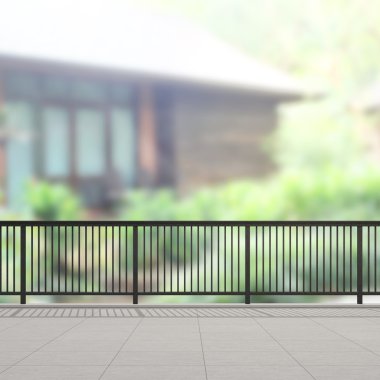 Balkon ve Teras dış arka plan bulanıklık