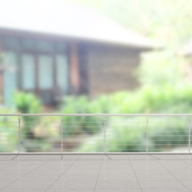 Balkon ve Teras dış arka plan bulanıklık
