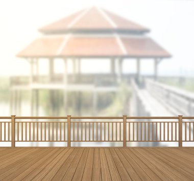 Balkon ve Teras dış arka plan bulanıklık