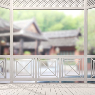 Balkon ve Teras dış arka plan bulanıklık