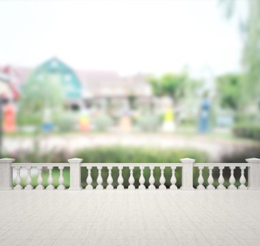 Balkon ve Teras dış arka plan bulanıklık