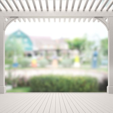 Balkon ve Teras dış arka plan bulanıklık