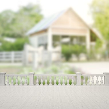 Balkon ve Teras dış arka plan bulanıklık